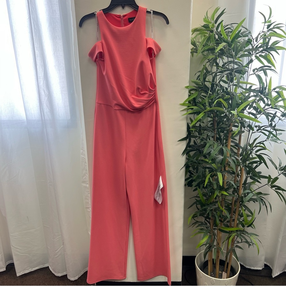 Tadashi Shoji Pink Wide-Leg Jumpsuit for Casual Occasions NWT